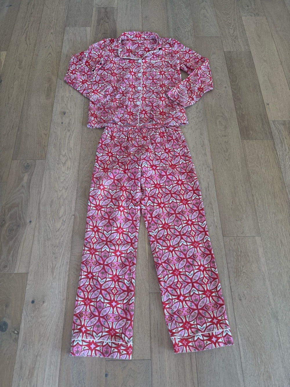 BedHead Pajama Set Long Sleeve In Prairie Dawn Small